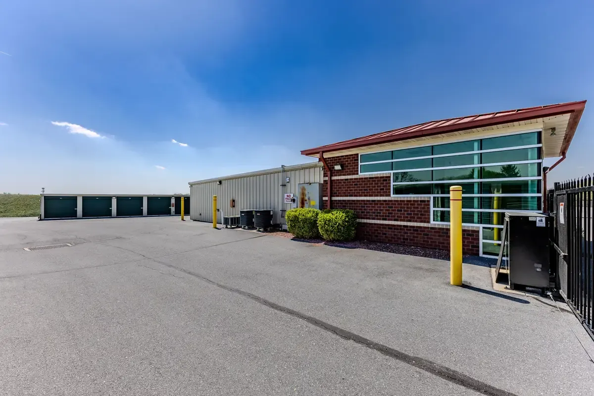 Main office and gate KO Storage of Columbia, Pennsylvania